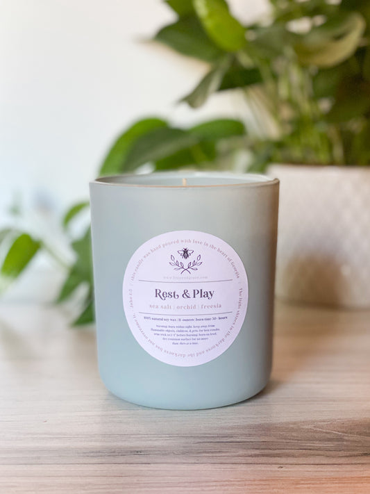 *Limited Edition* Rest & Play | 12oz Soy Candle